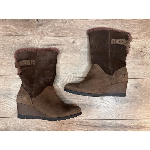 UGG Shoes - UGG EDELINA GRIZZLY BOOTS Like new condition 11